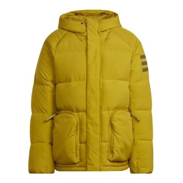 

Пуховик adidas Utilitas Hooded Down Jacket, зеленый