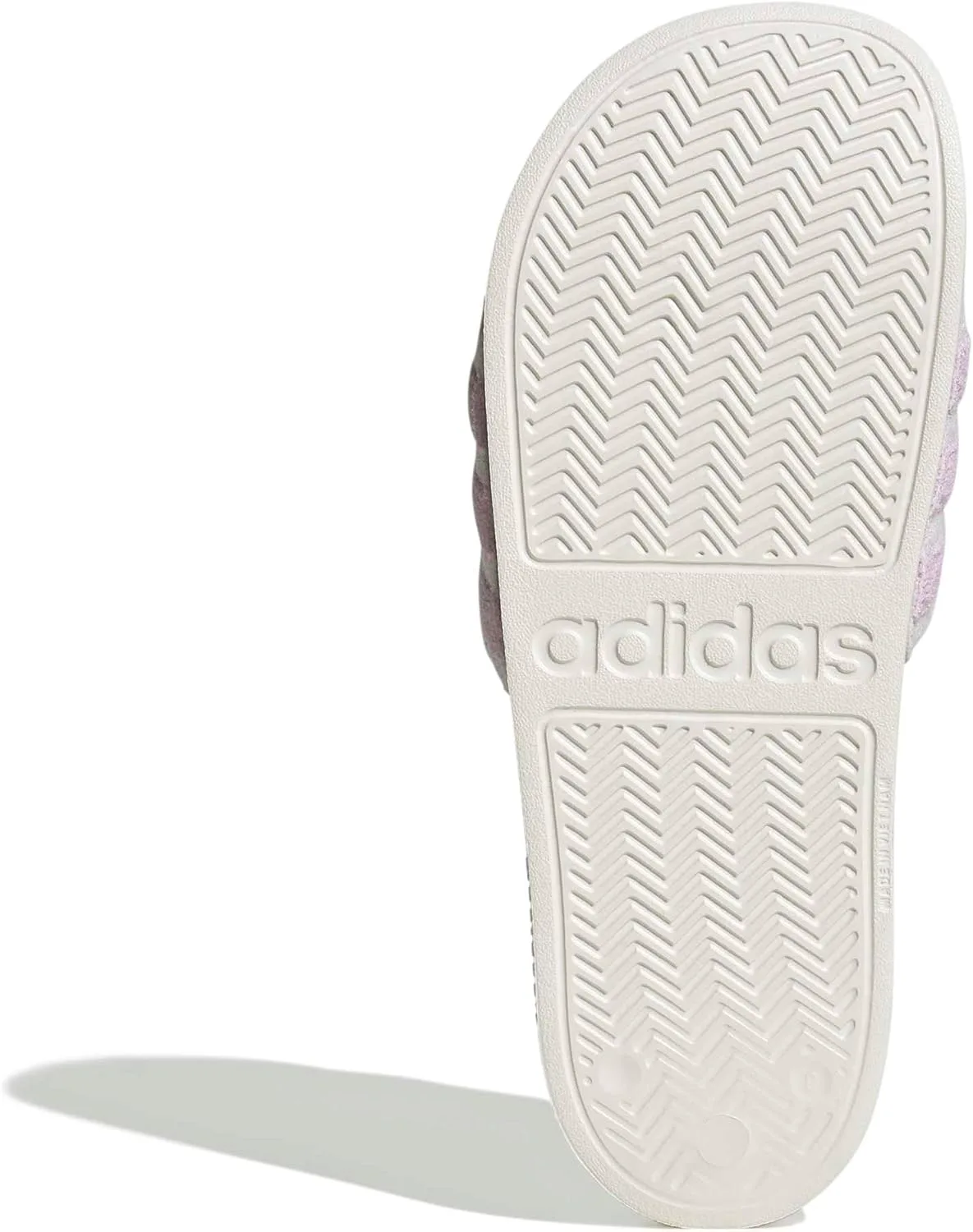 Шлепанцы Adidas unisex-adult Adilette Noshower, белый/сиреневый/розовый — фото 3