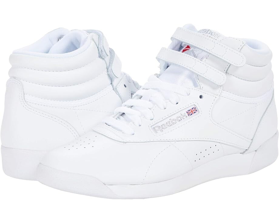 

Кроссовки Reebok Lifestyle Freestyle Hi High Top, цвет White/Silver