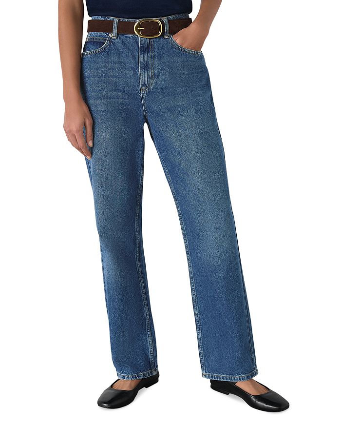 

Аутентичные джинсы с прямыми штанинами Denim Column Leg Whistles, синий