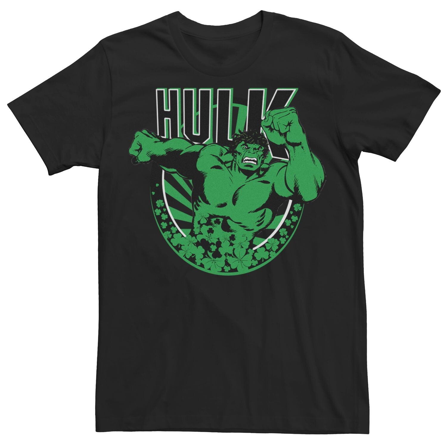 

Мужская футболка Marvel Hulk Luck ко Дню Святого Патрика Licensed Character