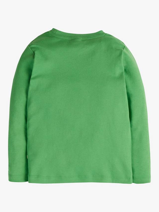 Детская футболка Magic Number 6 из органического хлопка с принтом змеи Frugi, Green/Multi — фото 2