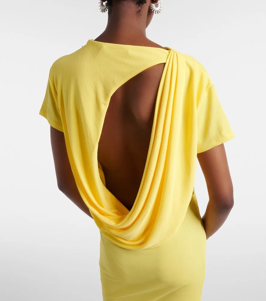 Мини-платье «Мистраль» Jacquemus, желтый — фото 4