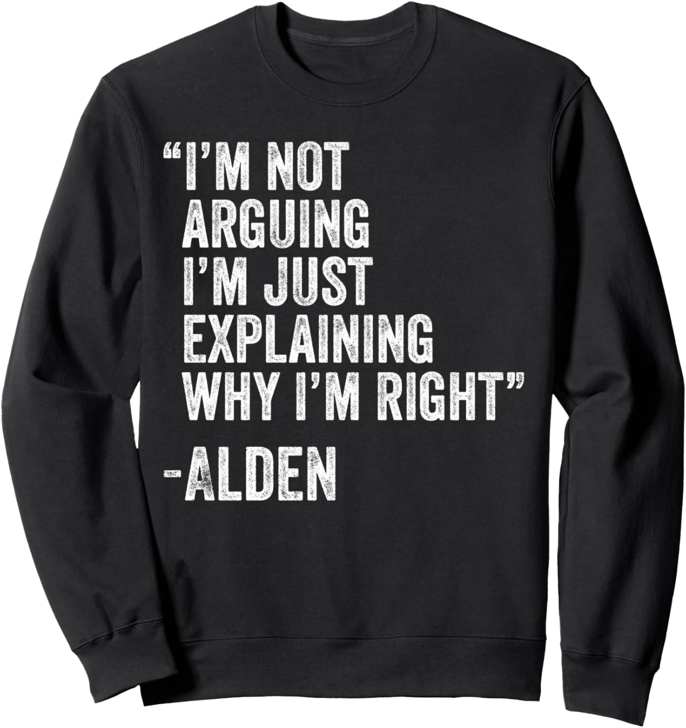 

Забавная поздравительная цитата от Alden, настраиваемое имя, толстовка Idea Engineer Personalized Name Fathers Day Outfit For Men, черный