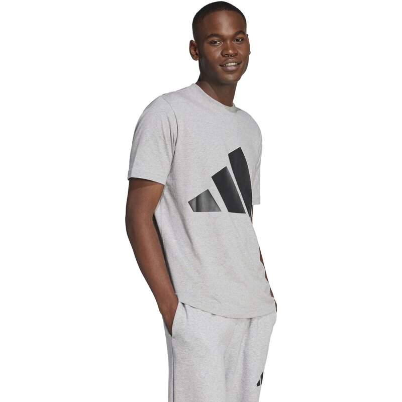 Футболка Essentials с большим логотипом Adidas, мультиколор — фото 4