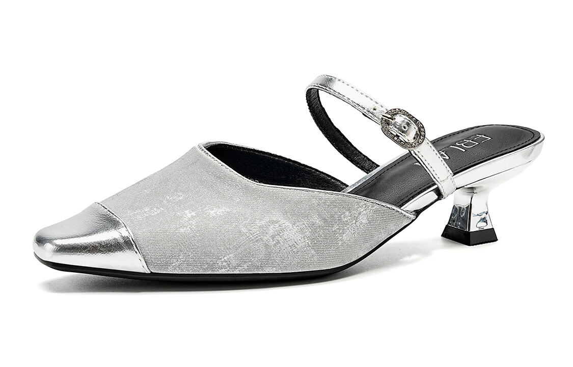 Туфли женские повседневные Women's Casual Shoes Women's Silver Eblan, серебряный — фото 2