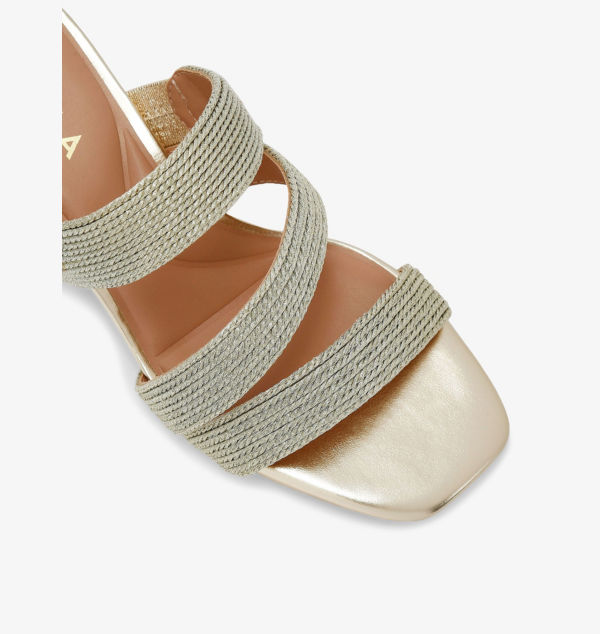 Сандалии Gala с плетеным эффектом веревки Carvela, золотой — фото 4