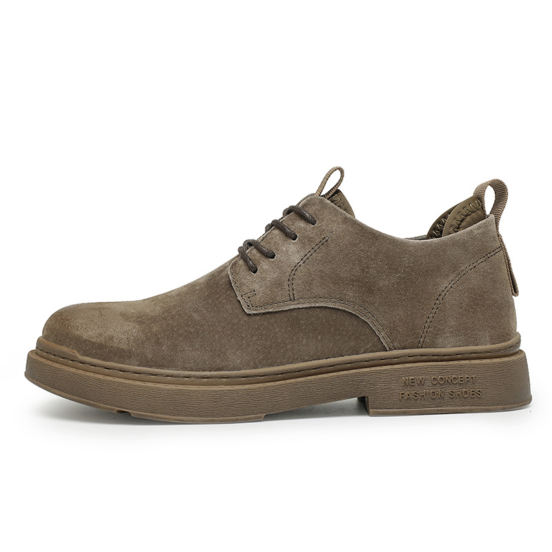 Ботинки Martin Unisex черный/земляной желтый/хаки AD, черный Leather Upper with Fur — фото 3