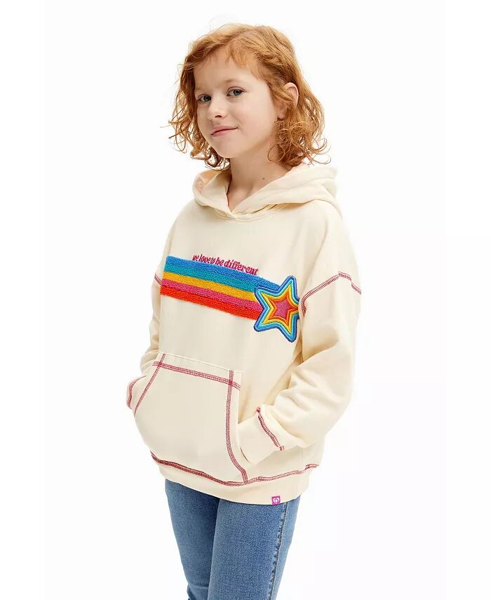 

Девочки Девочки Звезда толстовка Desigual, белый