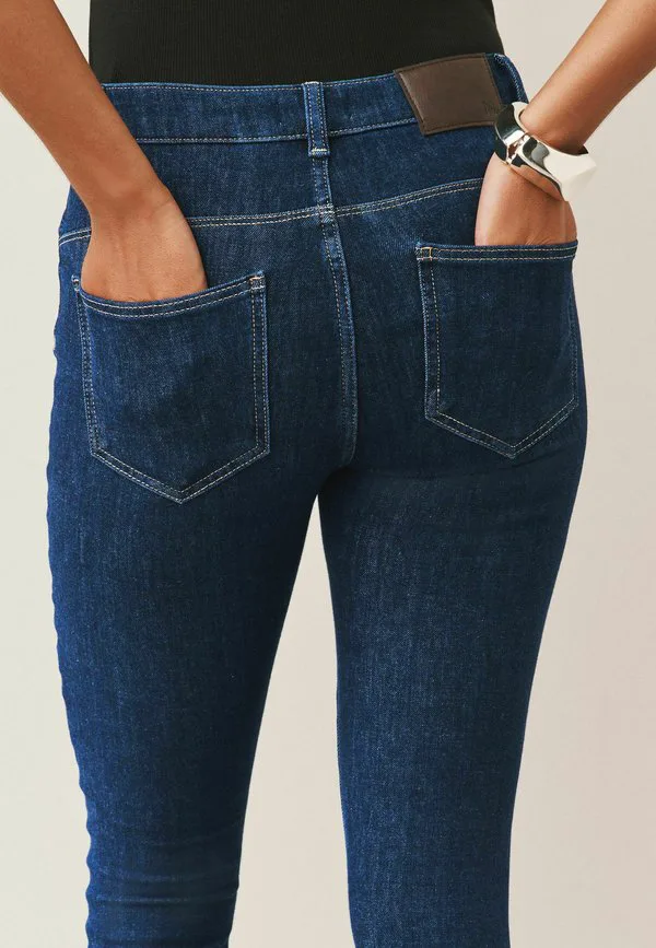 Джинсы узкие Next, Denim Dark Blue — фото 4