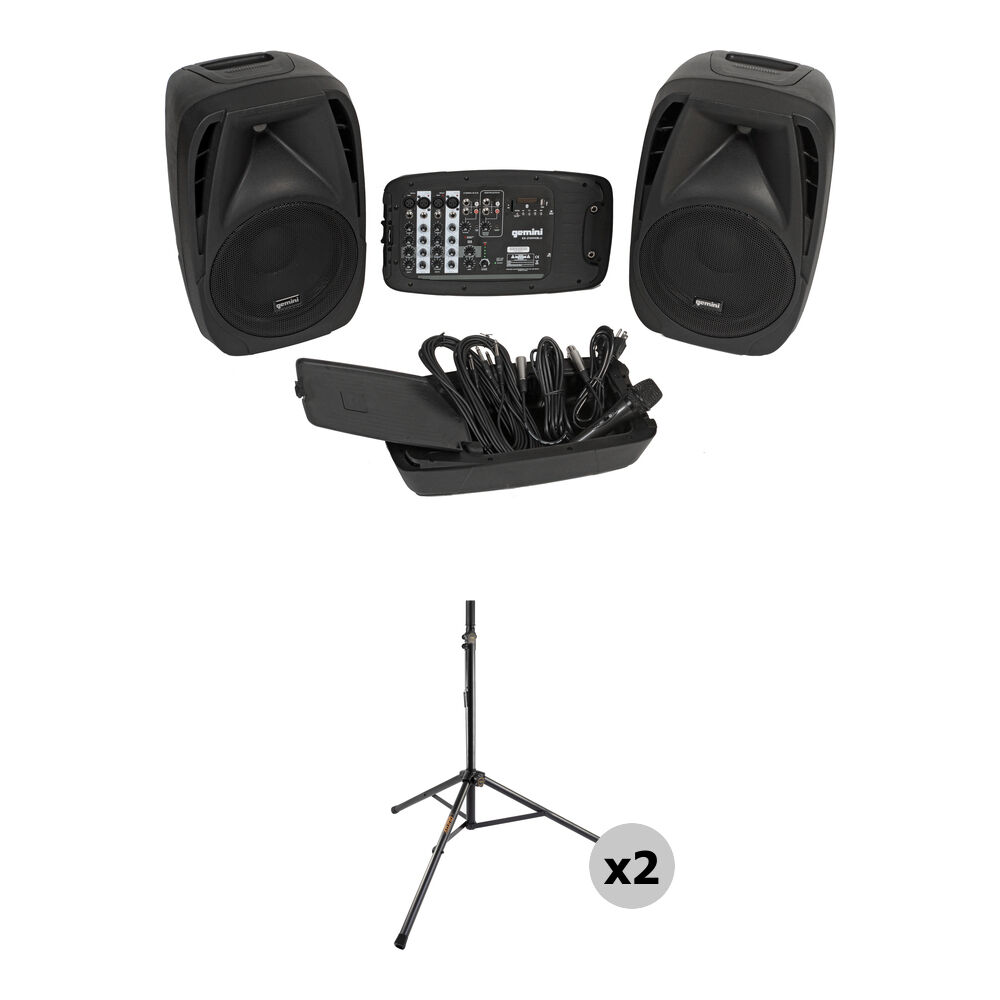 

Портативная PA-системы Gemini ES-210MXBLU-ST Portable PA System Pack ES-210MXBLU-ST