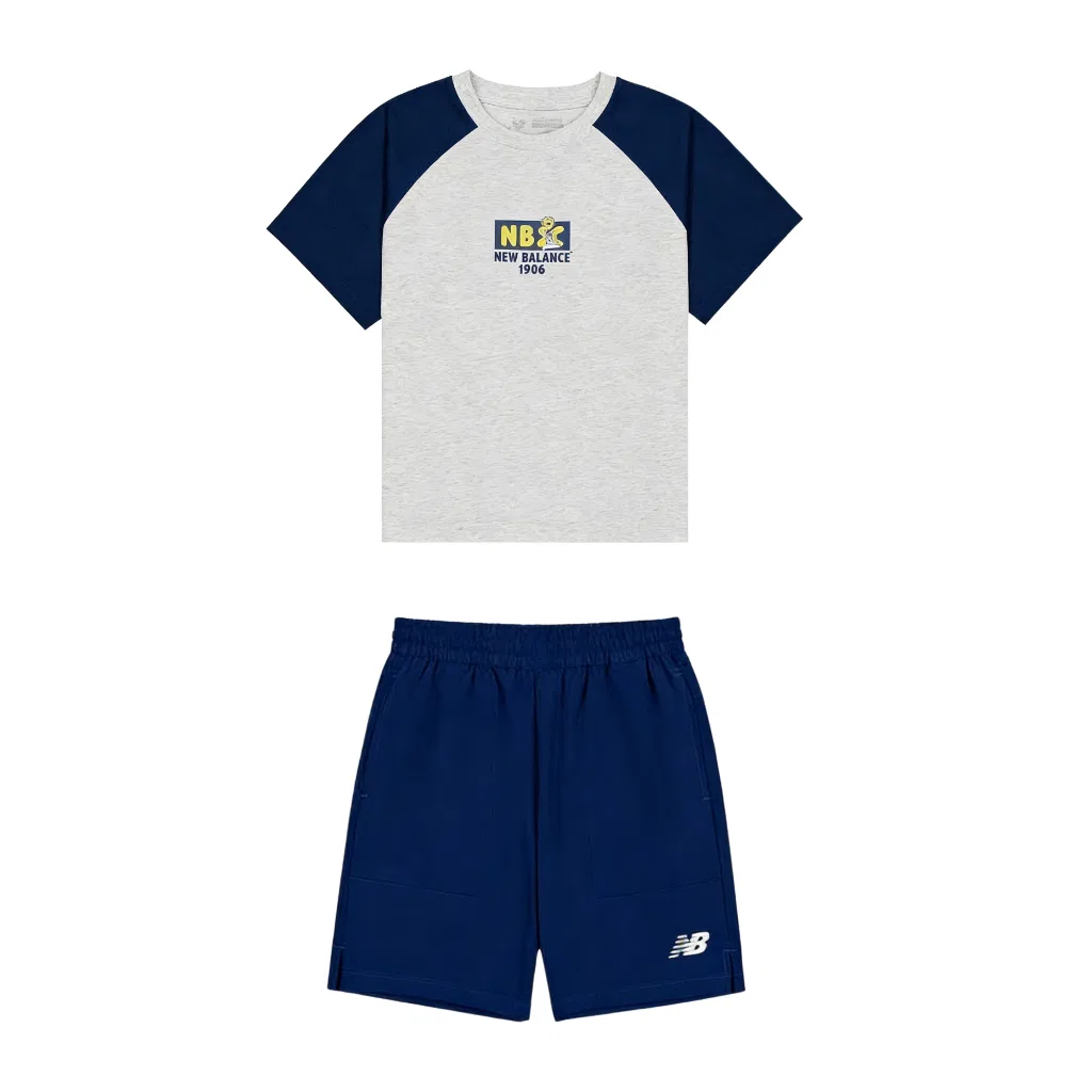 Детский спортивный костюм Casual Sportswear SS26 2 Pack New Balance, NV 2SG6S113
