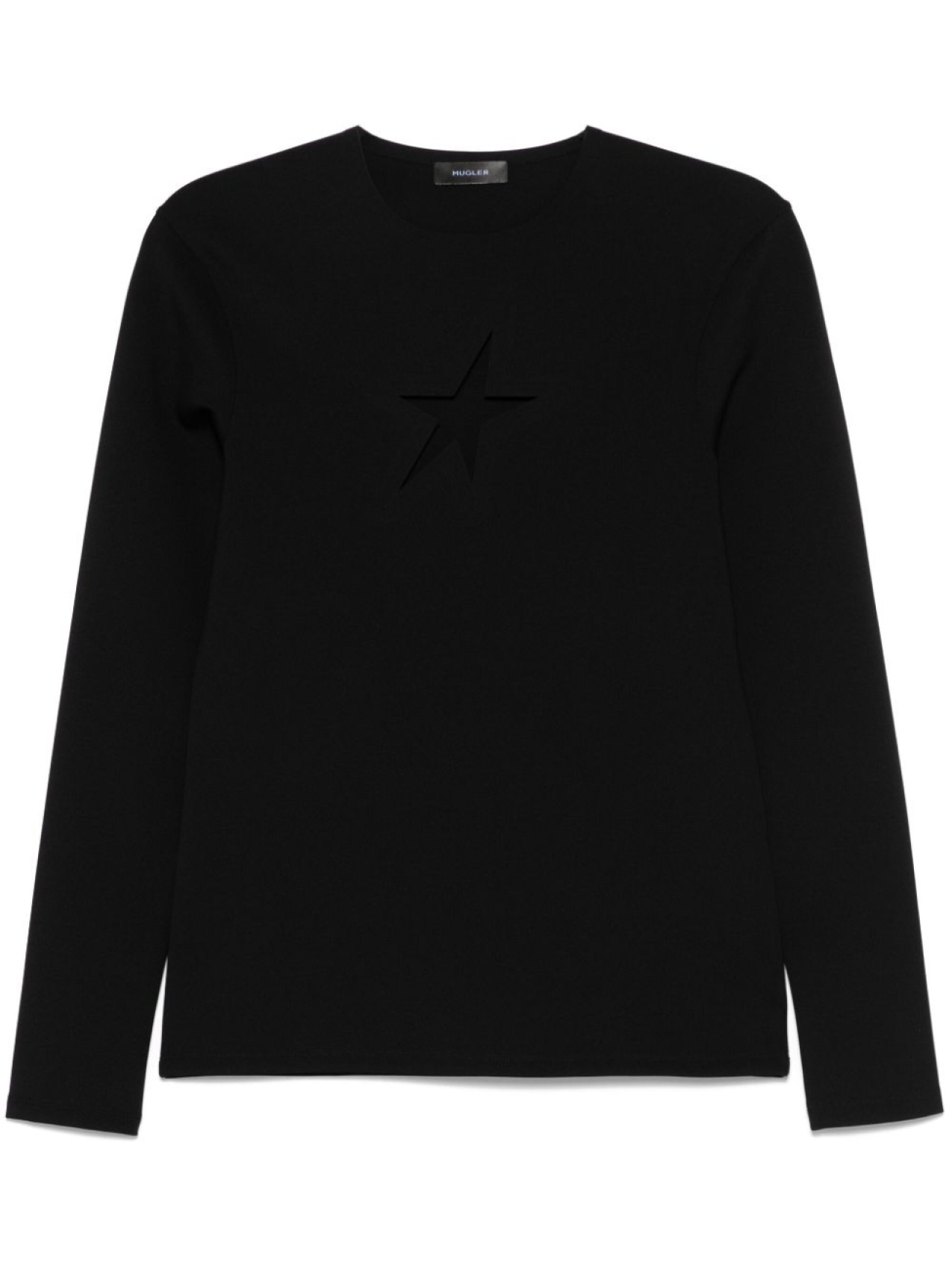 

Mugler футболка Star, черный