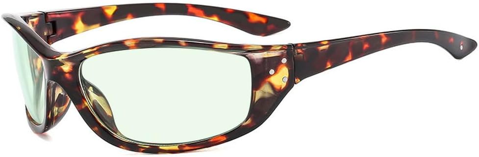 

Ретро-солнцезащитные очки «кошачий глаз» конфетных цветов для женщин, модные заклепки, для активного отдыха, панк-стиль, модные солнцезащитные очки для мужчин WNCKSQ, Leopard Green