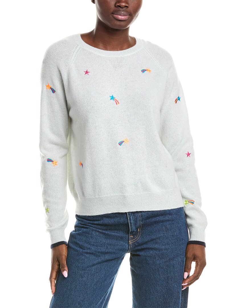 

Бродди Кашемир Мини-свитер Шутинг Стар Brodie Cashmere, синий