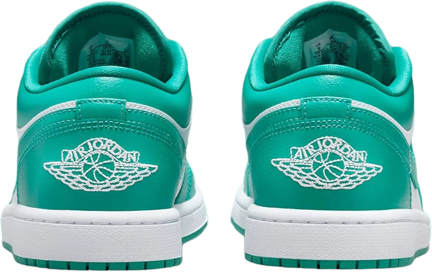 Женские кроссовки Nike WMNS Air Jordan 1 Low, белый/изумрудный — фото 4