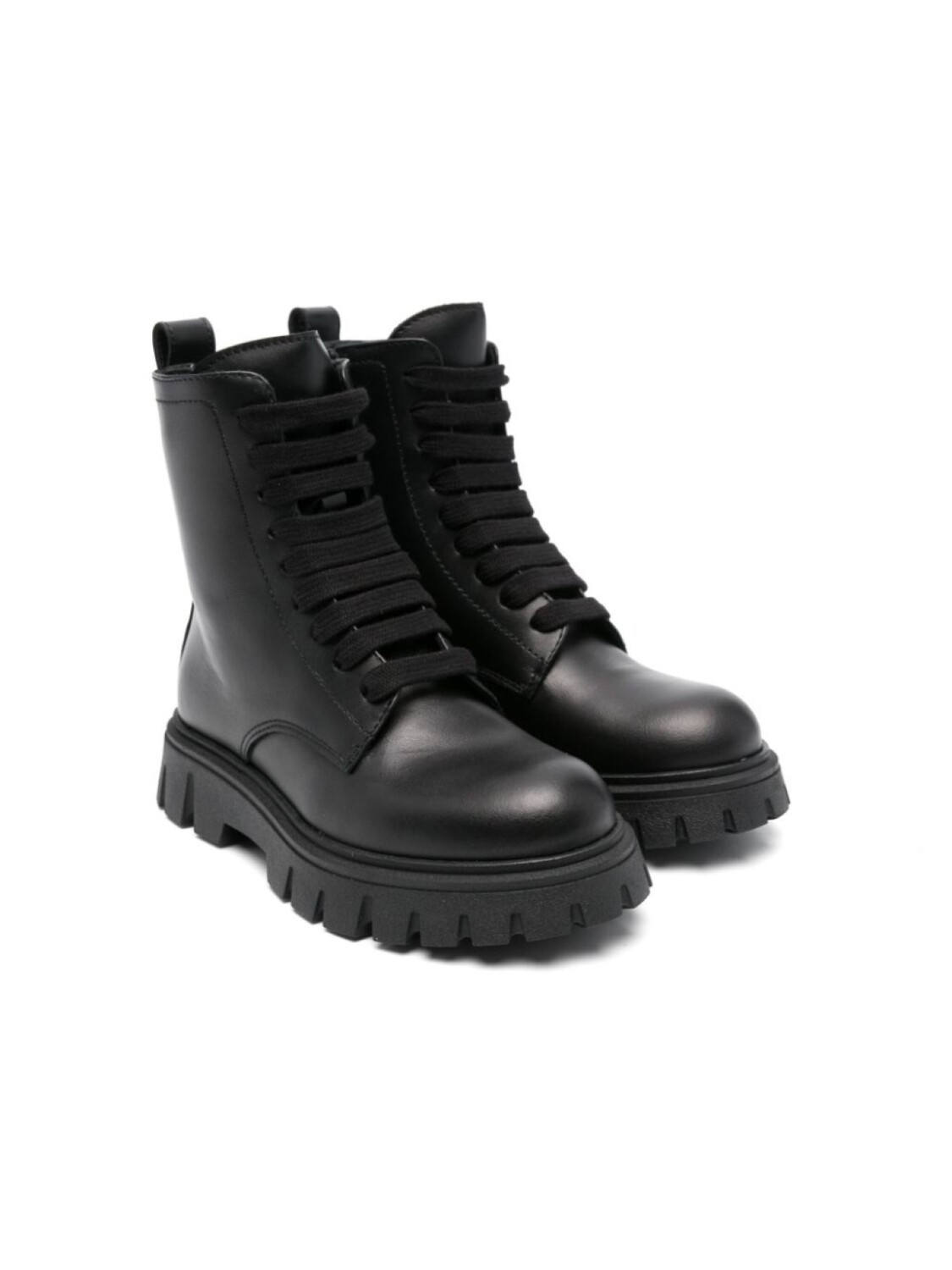 

DSQUARED2 KIDS кожаные ботинки, черный