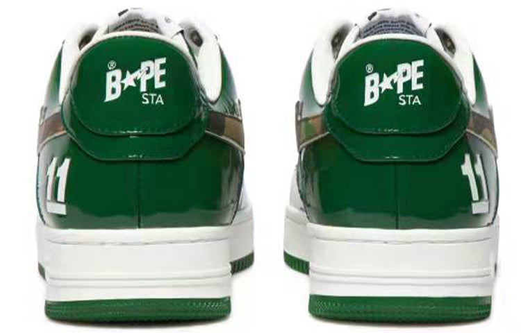 Кроссовки A Bathing Ape Bape Sta Taipei 15 Anniversary 'White Green', белый — фото 4