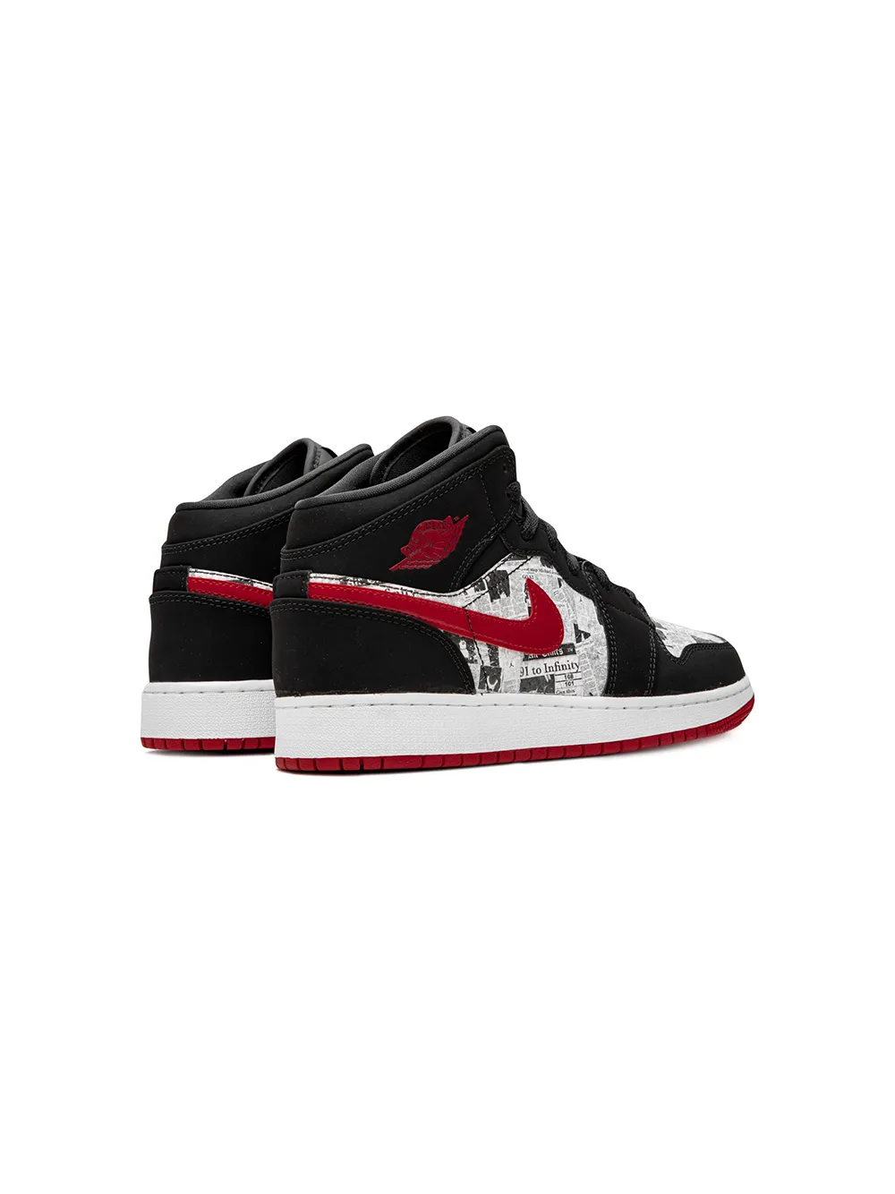 Высокие кроссовки Air Jordan 1 Jordan Kids, черный — фото 3