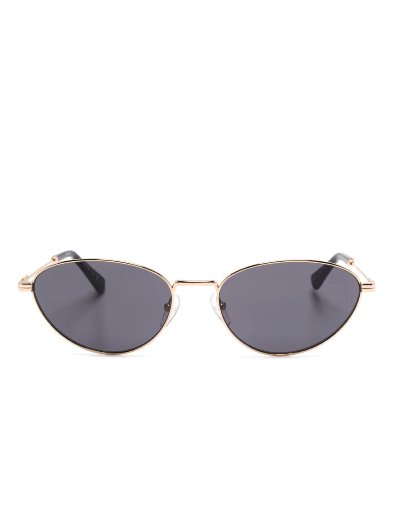 

Солнцезащитные очки Moschino Eyewear в оправе «кошачий глаз», золотой