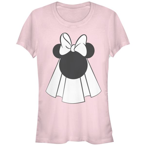 

Футболка для девочек с принтом "Минни Маус в свадебной фате" Disney, цвет light pink