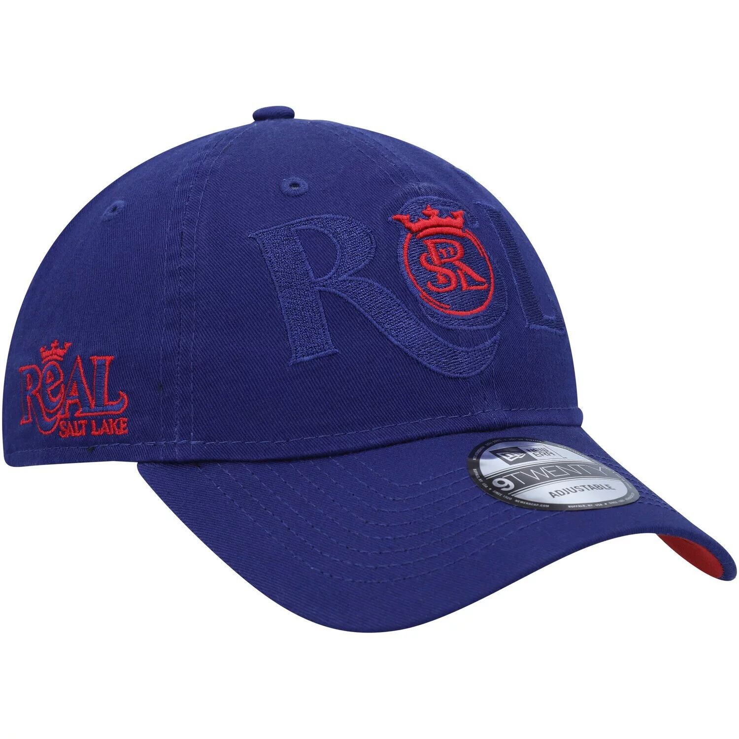 

Мужская регулируемая кепка New Era Blue Real Salt Lake Kick Off 9TWENTY