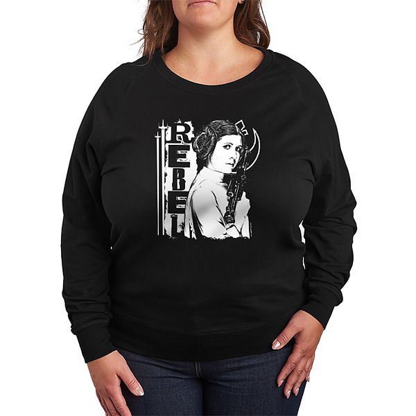 

Футболка с длинным рукавом Princess Leia Rebel French Terry plus size Star Wars