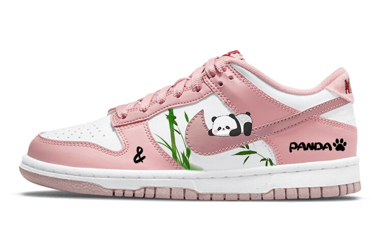 

Кроссовки Nike Dunk Skateboard Shoes Women's Low-Top Pink/White, Розовый, Кроссовки Nike Dunk Skateboard Shoes Women's Low-Top Pink/White