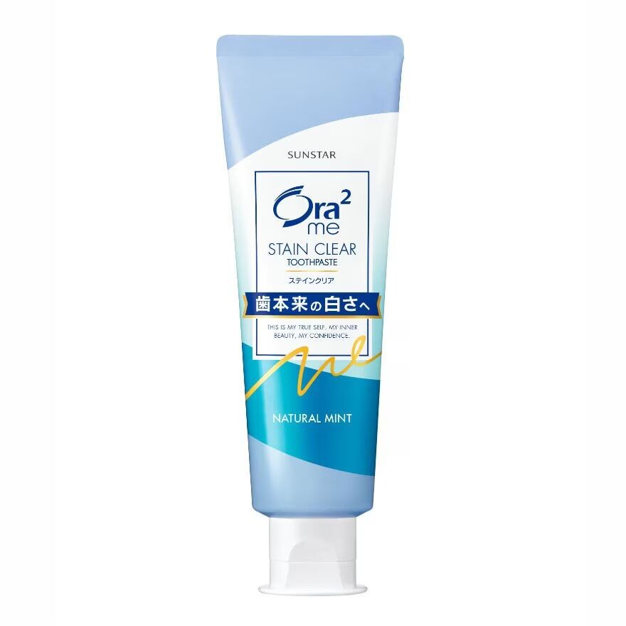 

Ora2 Зубная паста Me Stain Clear Mild Natural с мятой, 140 г, Blue