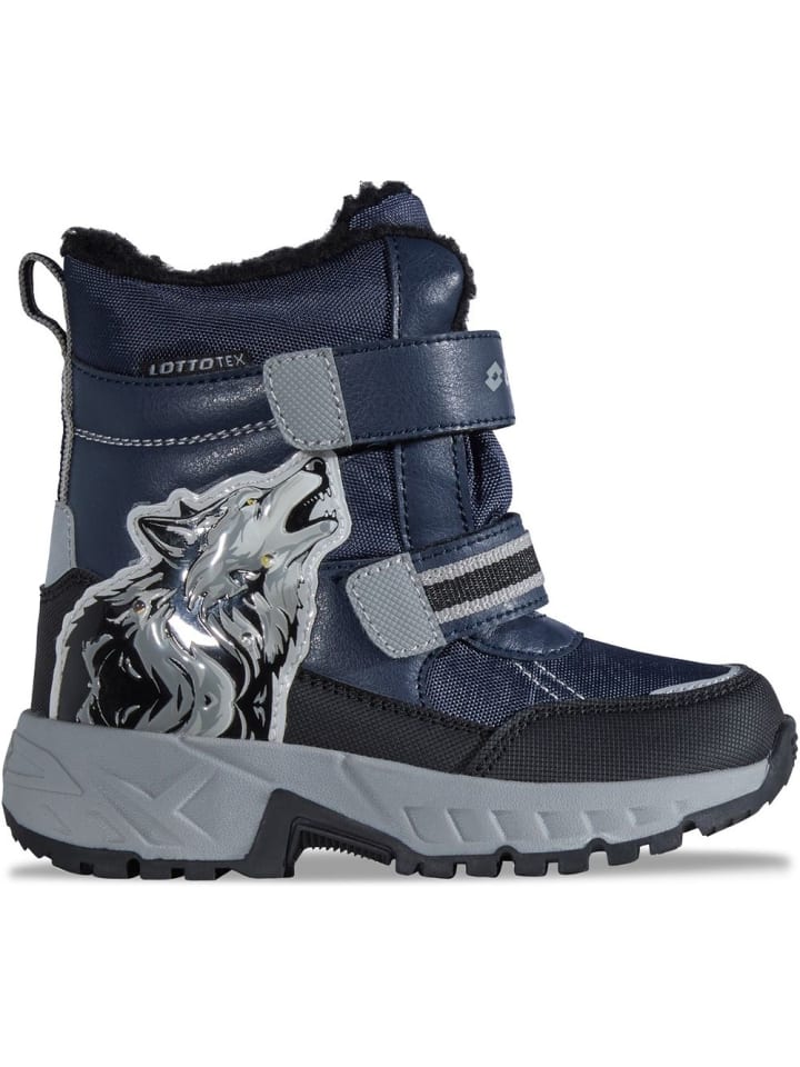 

Lotto Детские зимние ботинки с синей подкладкой