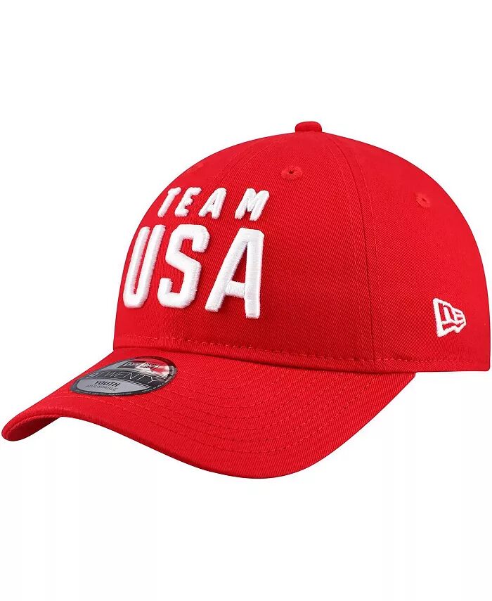 

Регулируемая шапка Big Boys and Girls Red Team USA Chant 9TWENTY New Era
