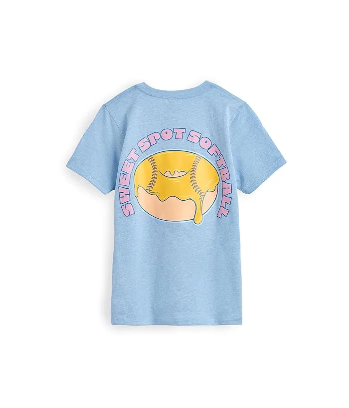 Футболка софтбол с коротким рукавом Sweet Spot ChalkTalk SPORTS, Columbia Blue