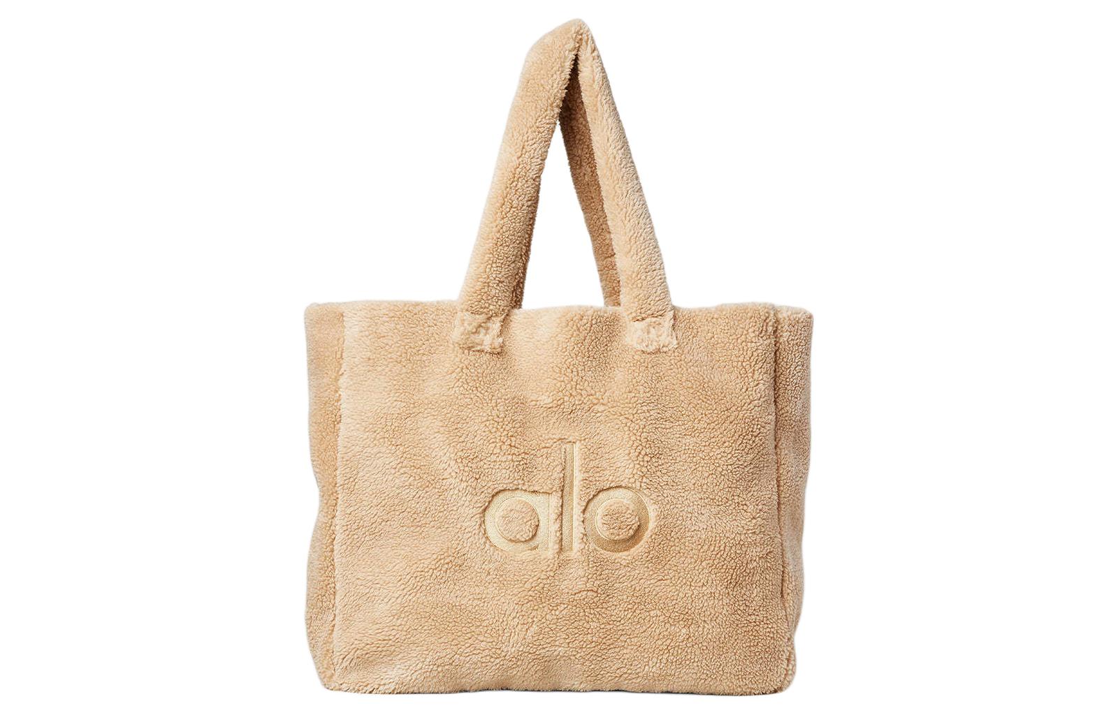 

Alo Yoga Сумка-шоппер из искусственного меха, шоппер, унисекс ручная сумка camel