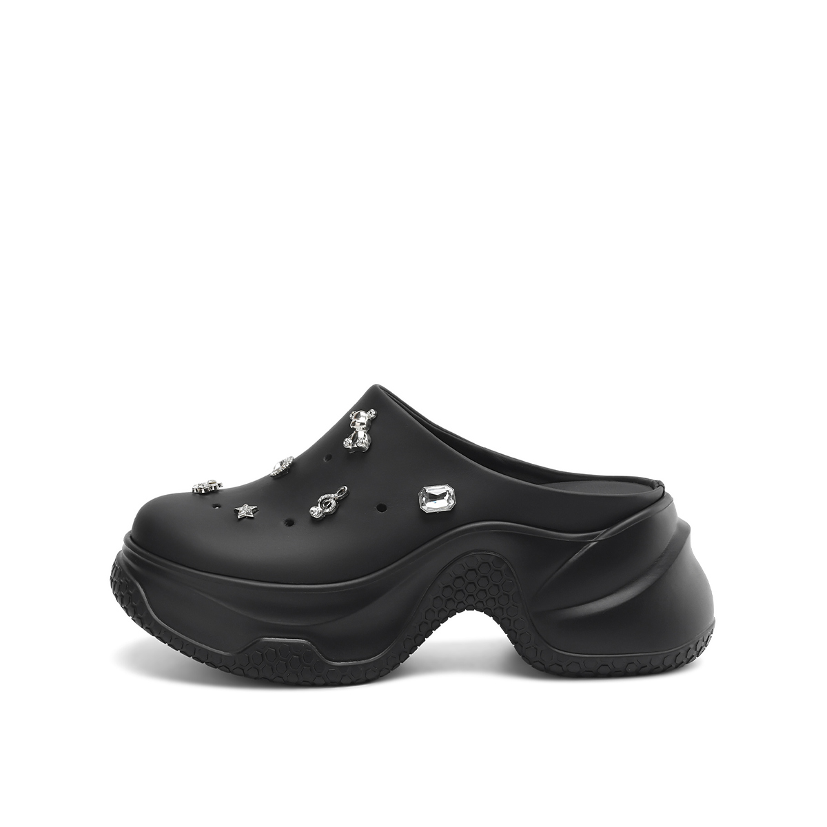 Rosa Bianca Женские сабо черные с овечьей стелькой, цвет Black (Sheepskin Insole)