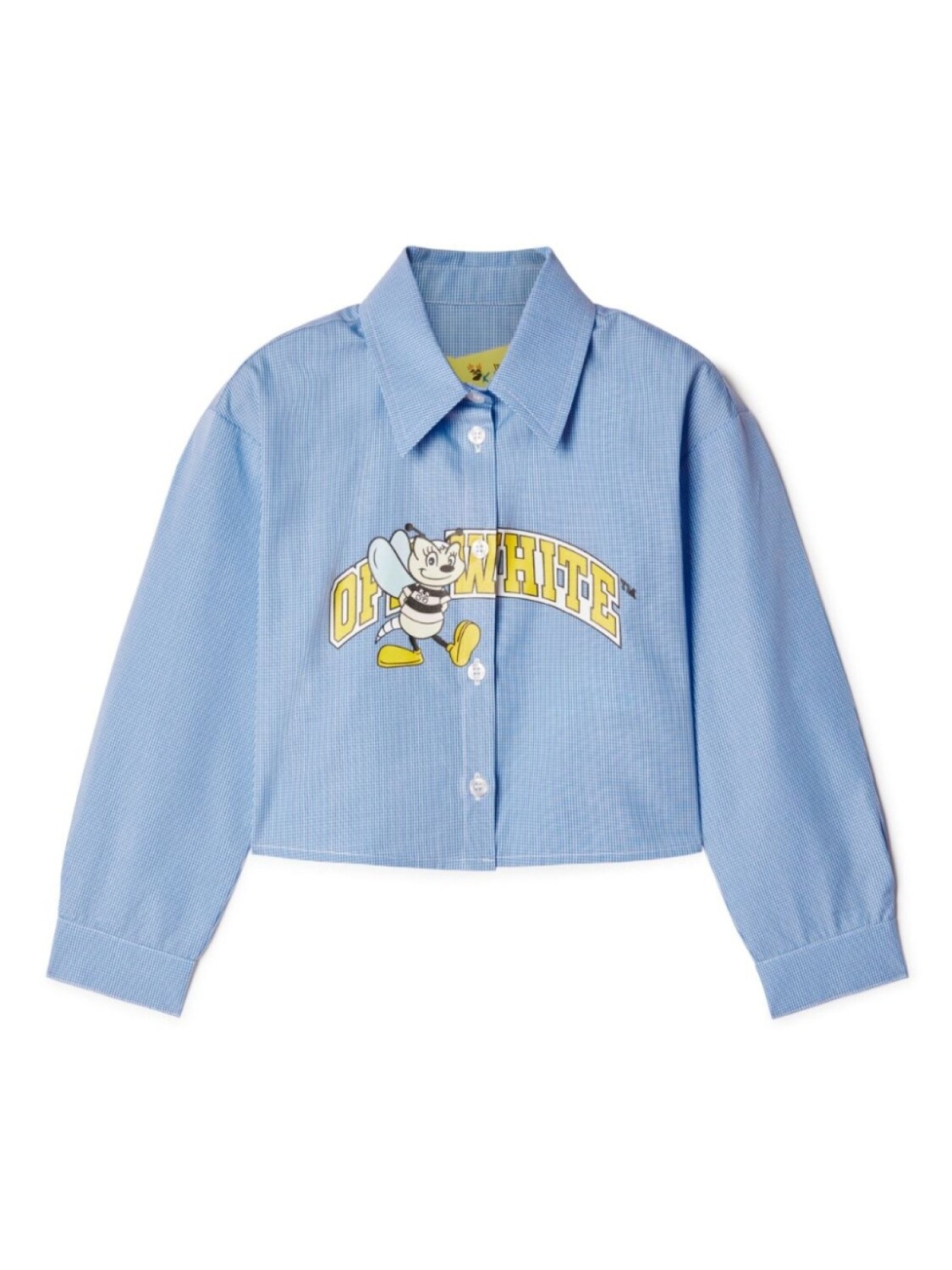 

Рубашка с логотипом Off-White Kids, синий
