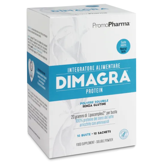 

PromoPharma Dimagra Protein Neutral Taste 10 конвертов Протеиновая добавка для мышечной массы