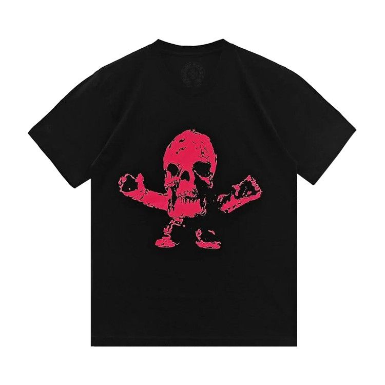 

Футболка Chrome Hearts Foti Logo Short-Sleeve T-Shirt, Black/Pink