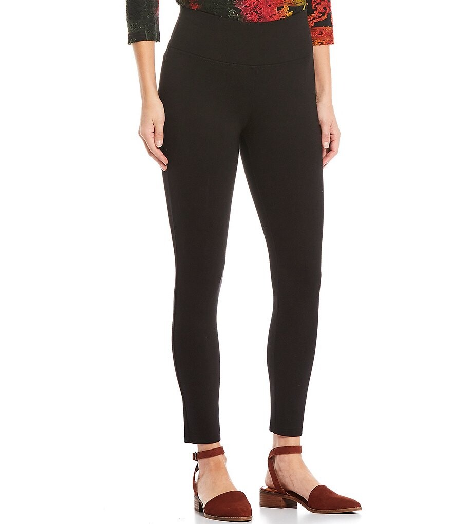 

Вязаные леггинсы без шнуровки Calessa Petite Size Ponte, черный
