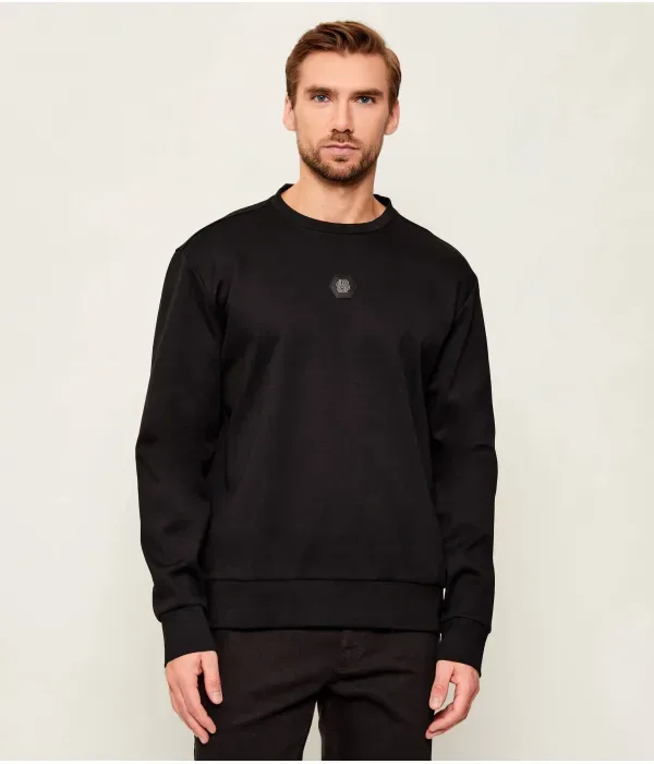 Толстовка будущего relaxed fit Boss Green, черный