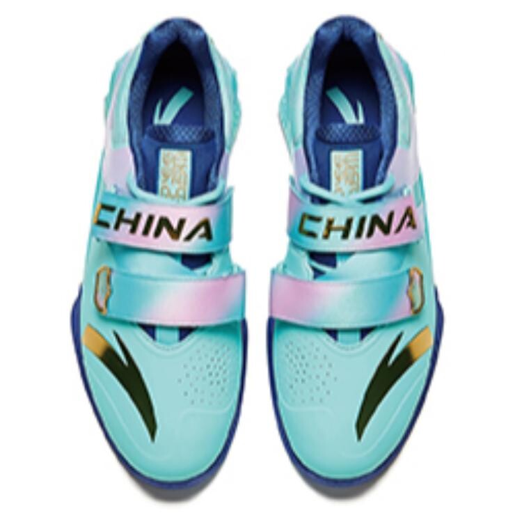 Кроссовки ANTA Training Shoes Men Low-top Clear Water Blue / Sky Blue Stone Blue / Fondant Powder / Metal Gold, голубой — фото 3