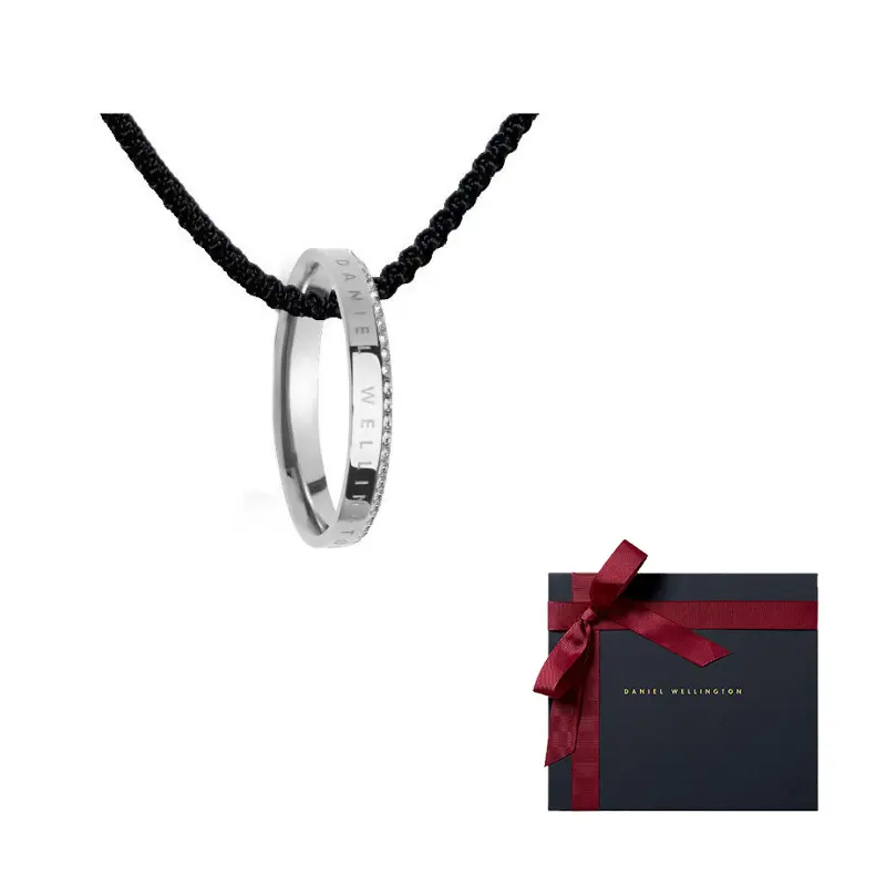 

DW/DanielWellington Daniel Wellington синтетический кубический цирконий полиамид/316 нержавеющая сталь ожерелья Unisex