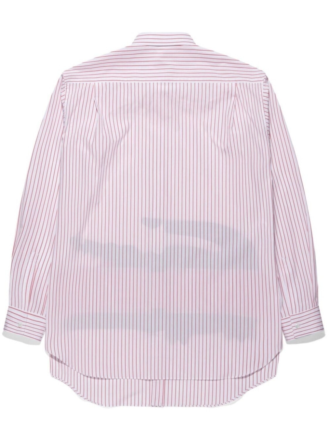 Comme Des Garçons Shirt полосатая рубашка с принтом, красный — фото 2