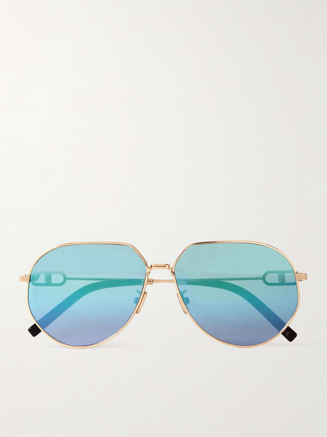 

CD Link A1U Золотистые солнцезащитные очки в круглой оправе DIOR EYEWEAR, золотой