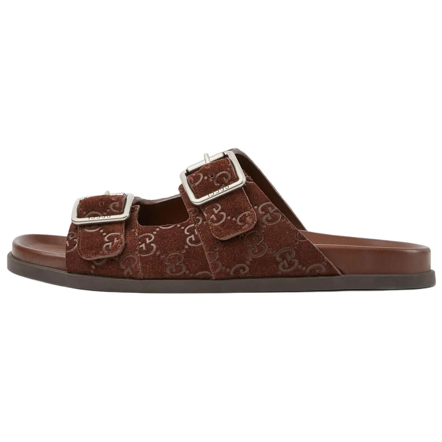 

GUCCI Тапочки-слайды мужские коричневые