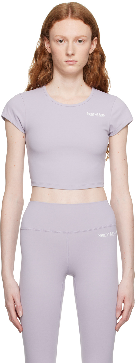 

Фиолетовая футболка Bonded Sporty & Rich