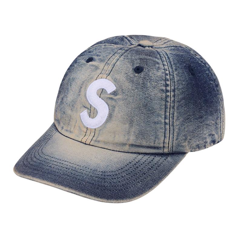 

Supreme Кепка с логотипом S из ткани кордура деним, Blue