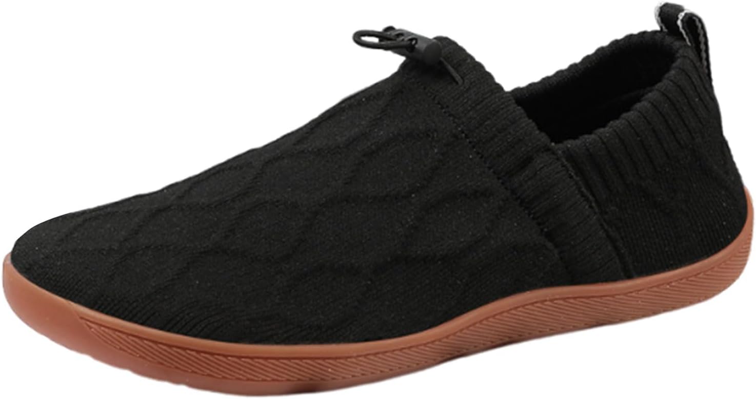 

Мужские слипоны IWIHMIV, кроссовки для бега, легкие дышащие повседневные спортивные кроссовки для прогулок и тренировок, черный