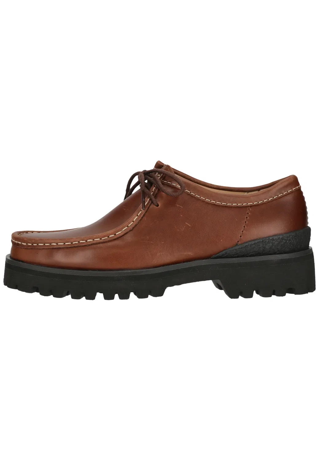 Снуршу Wallabee Yukoner из кожи, Clarks, коричневый — фото 3