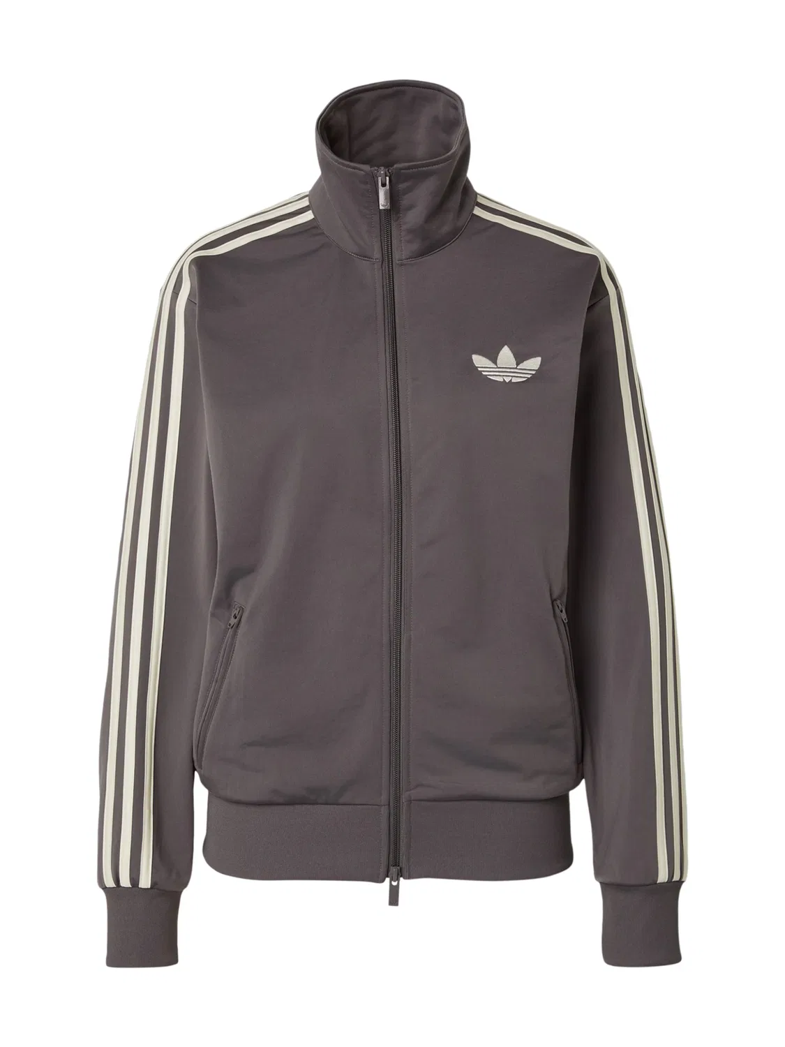 Худи на молнии Adidas Originals FB темно-коричневого цвета