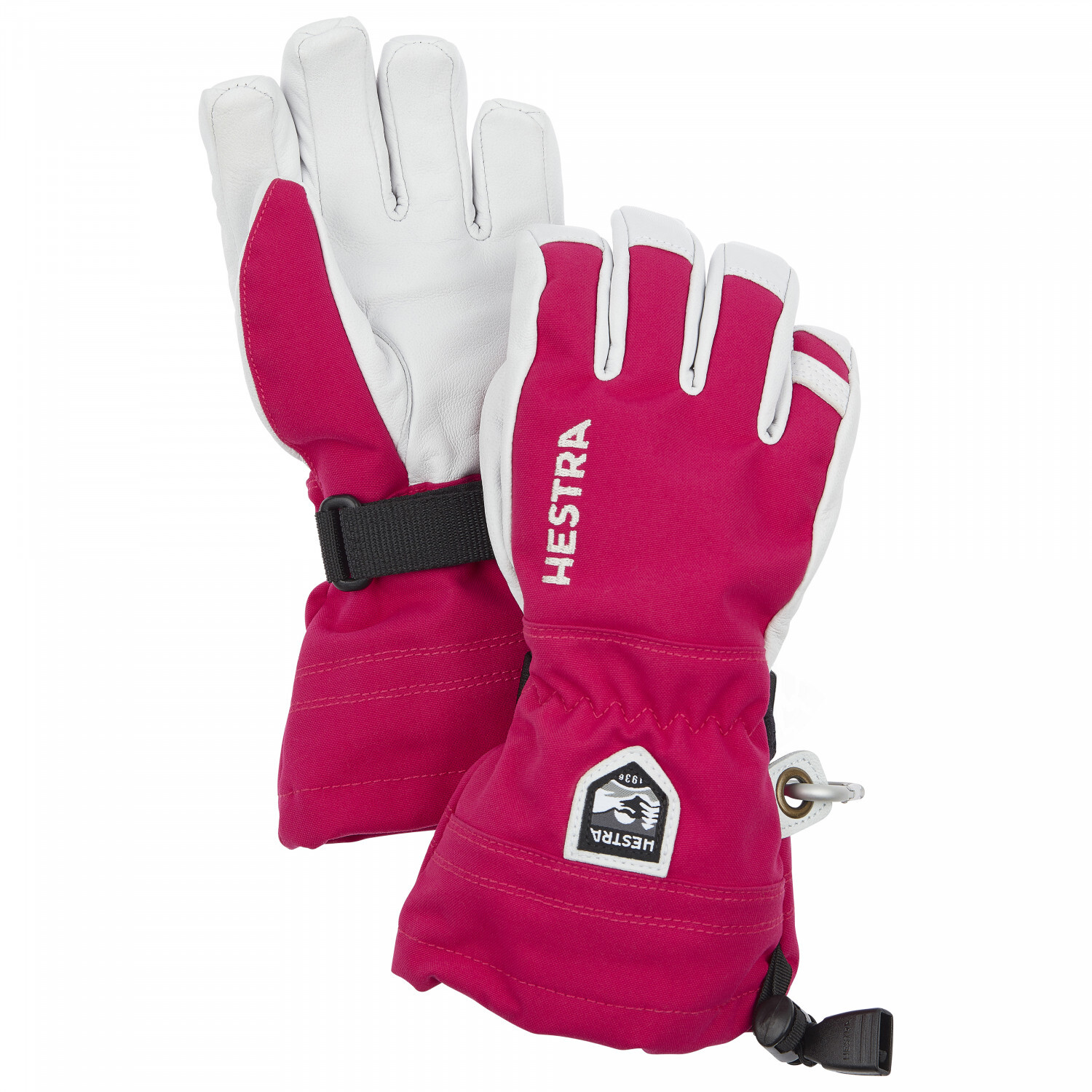 

Перчатки Hestra Army Leather Heli Ski 5 Finger, цвет Fuchsia